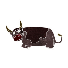 cartoon bull