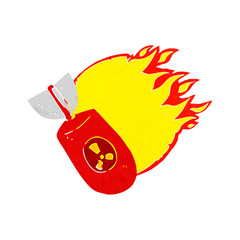 cartoon atom bomb