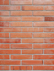 Background of new brick wall