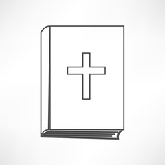 Fototapeta premium Bible book icon