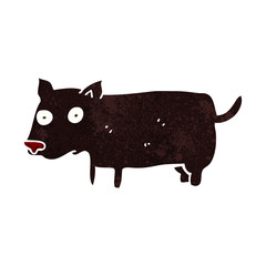cartoon little dog