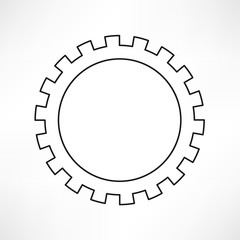 gears isolated object , technical, mechanical illustration