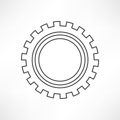 gears isolated object , technical, mechanical illustration