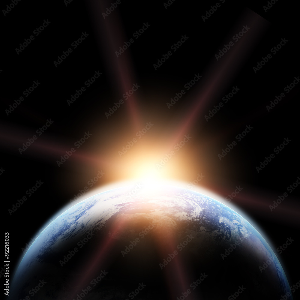Wall mural earth