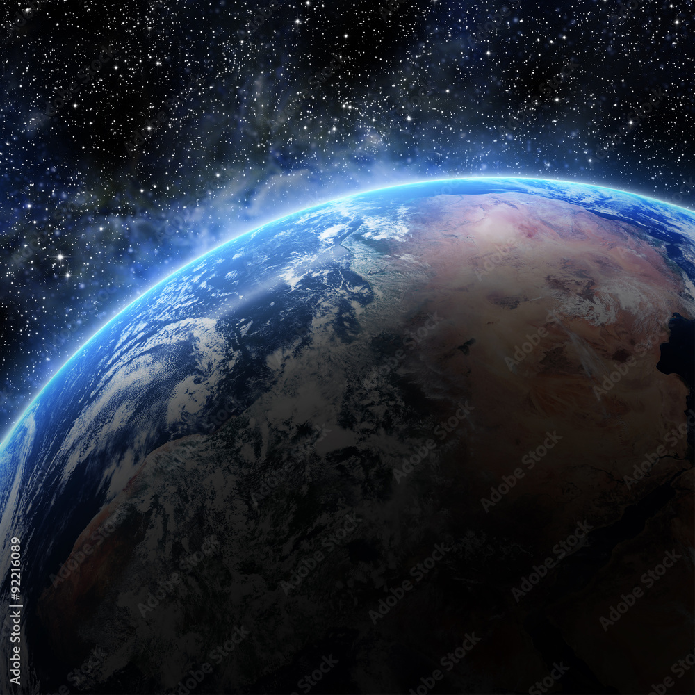 Wall mural earth