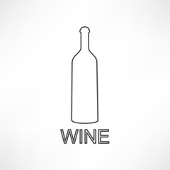 bottle of wine and a glass icon