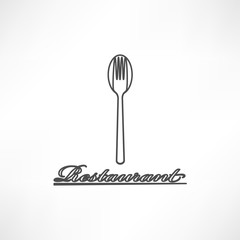 restaurant menu retro poster