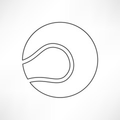 tennis ball icon