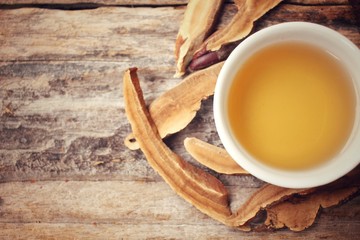 Ganoderma lucidum tea - Ling zhi mushroom.