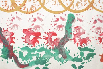 Colorful painted background