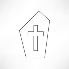 Fototapeta premium grave icon