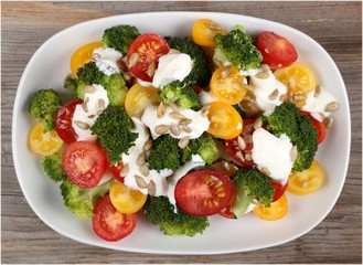 Colorful salad.
