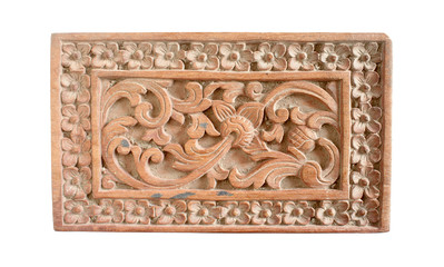 box.Wood carving