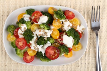 Colorful salad.
