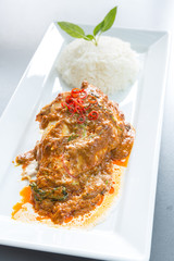 Red Curry chicken rice