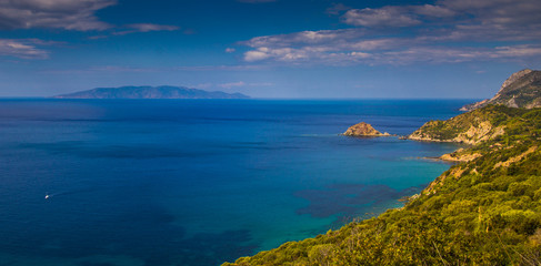 Vista panoramica dell'Isola del Giglio