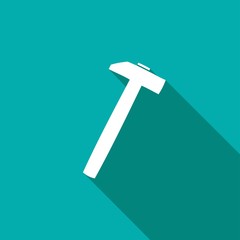 Setting icon with a long shadow