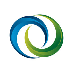 3D Chain Infinity Logo Icon