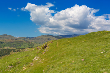 Fototapeta na wymiar Beautiful highland landscape