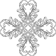 The rosette vintage element