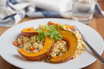 Quinoa mit Kürbis