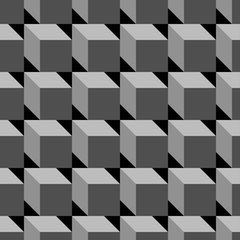 Cubic seamless pattern background