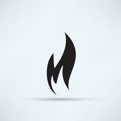 Obraz premium Fire icon