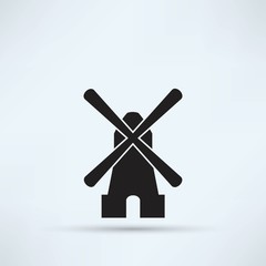 Obraz premium Mill icon