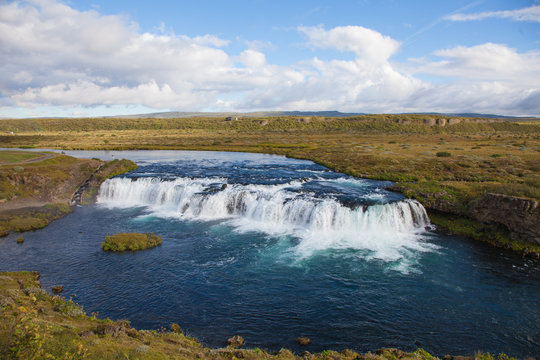 Faxi waterfall with fish ladder
