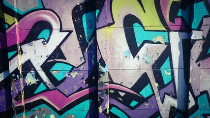 Photo sur Aluminium Graffiti graffiti 26092015