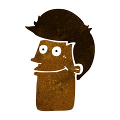 cartoon smiling man