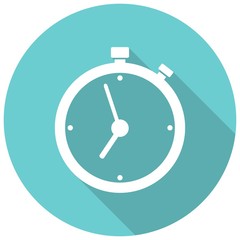 clock with a long shadow