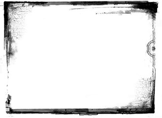 Grunge retro style frame design for your projects