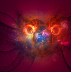 Grunge abstract textured digital  collage, artistic background