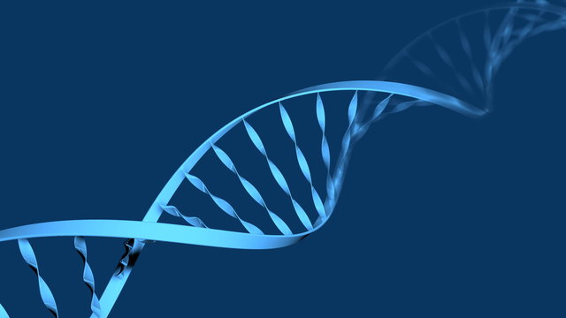 DNA 3d render - 4k resolution