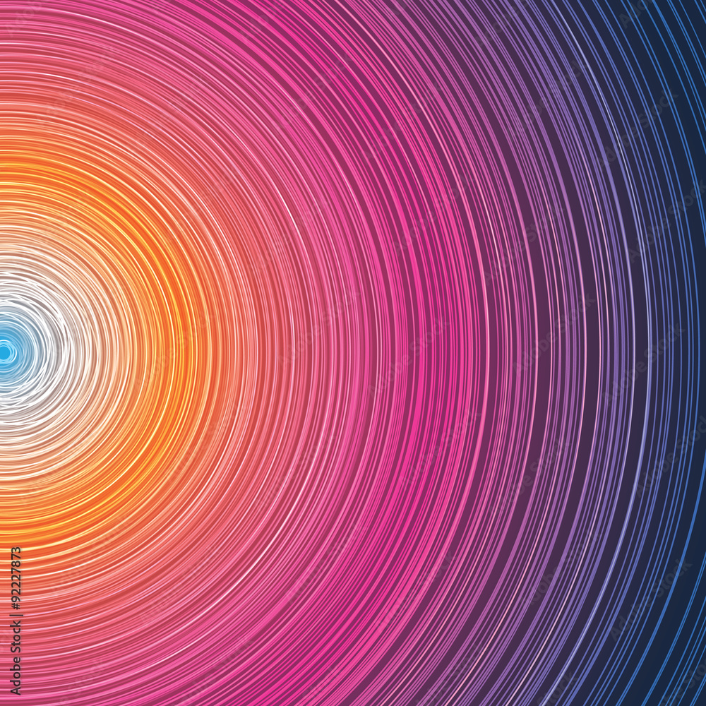 Poster abstract circles background vector