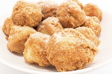 Dumplings with plums