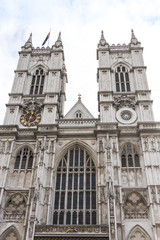 Fototapeta na wymiar Westminster Abbey von vorne