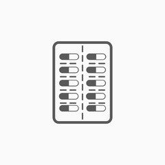 pills pack icon