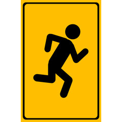 Run icon great for any use. Vector EPS10.