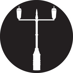 Obraz premium Lamp Post Street icon