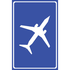 Airplane icon great for any use. Vector EPS10.
