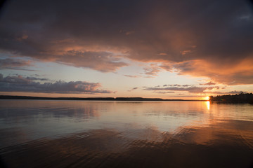 Отражение. Закат