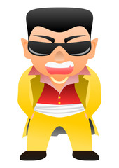 ヤクザ　黄色スーツ