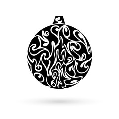 Ornate christmas ball