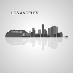 Los Angeles  skyline  for your design