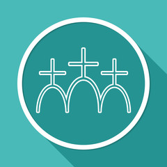 Obraz premium church icon