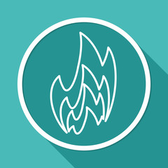 Fototapeta premium Fire icon