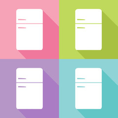 Refrigeration icons set great for any use. Vector EPS10.