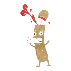 cartoon undercooked sausage